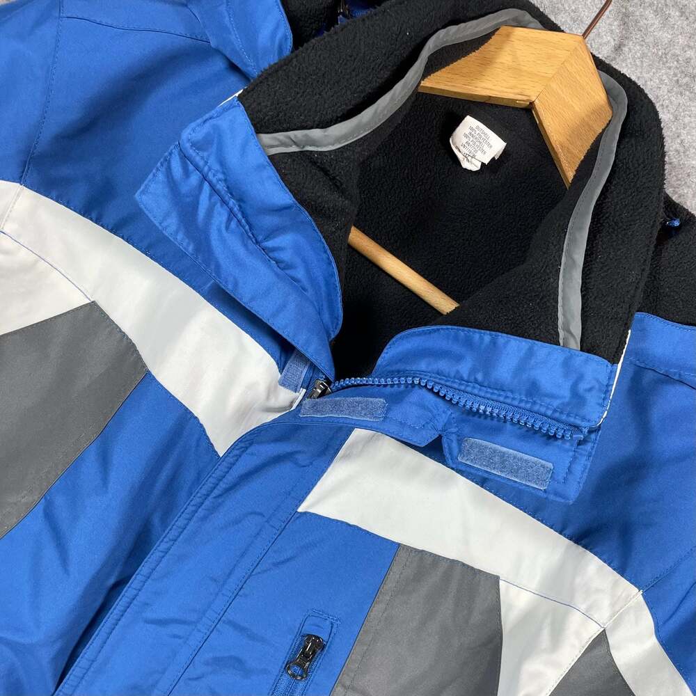 Cherokee‎ Authentic Brand Outerwear Boys Parka Jacket Blue/White Size L (12/14)